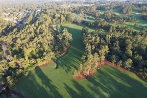 Augusta National 13th Morning Aerial